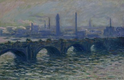 ウォータールー橋、1902 作： Claude Monet